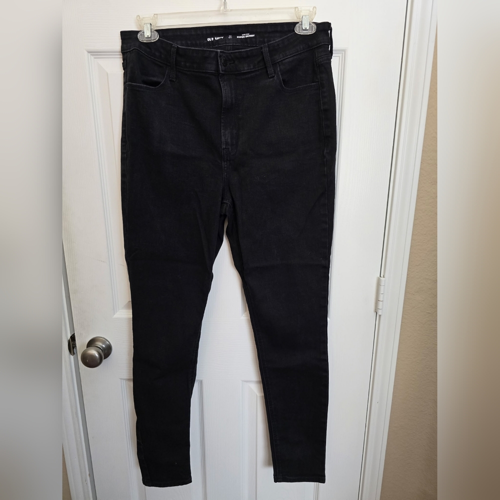 Old Navy Women's Size 14 Tall Black Jeans
